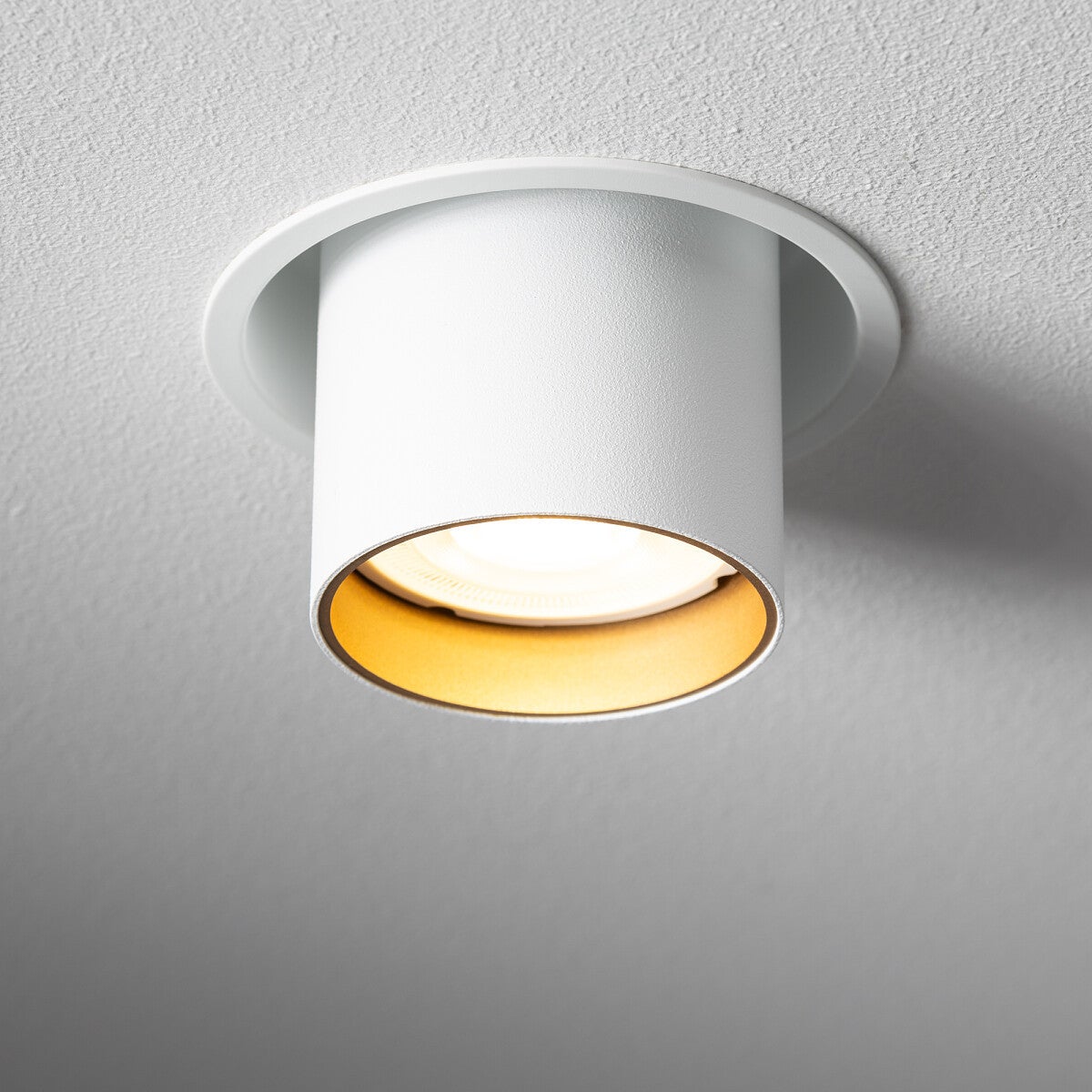 Oprawa sufitowa wpuszczana podtynkowa Mono Slide biało-złota 1xGU10x10W okrągła IP20 wym: 12,5 x 7,3 x 10 cm metal Nowodvorski Lighting - 2