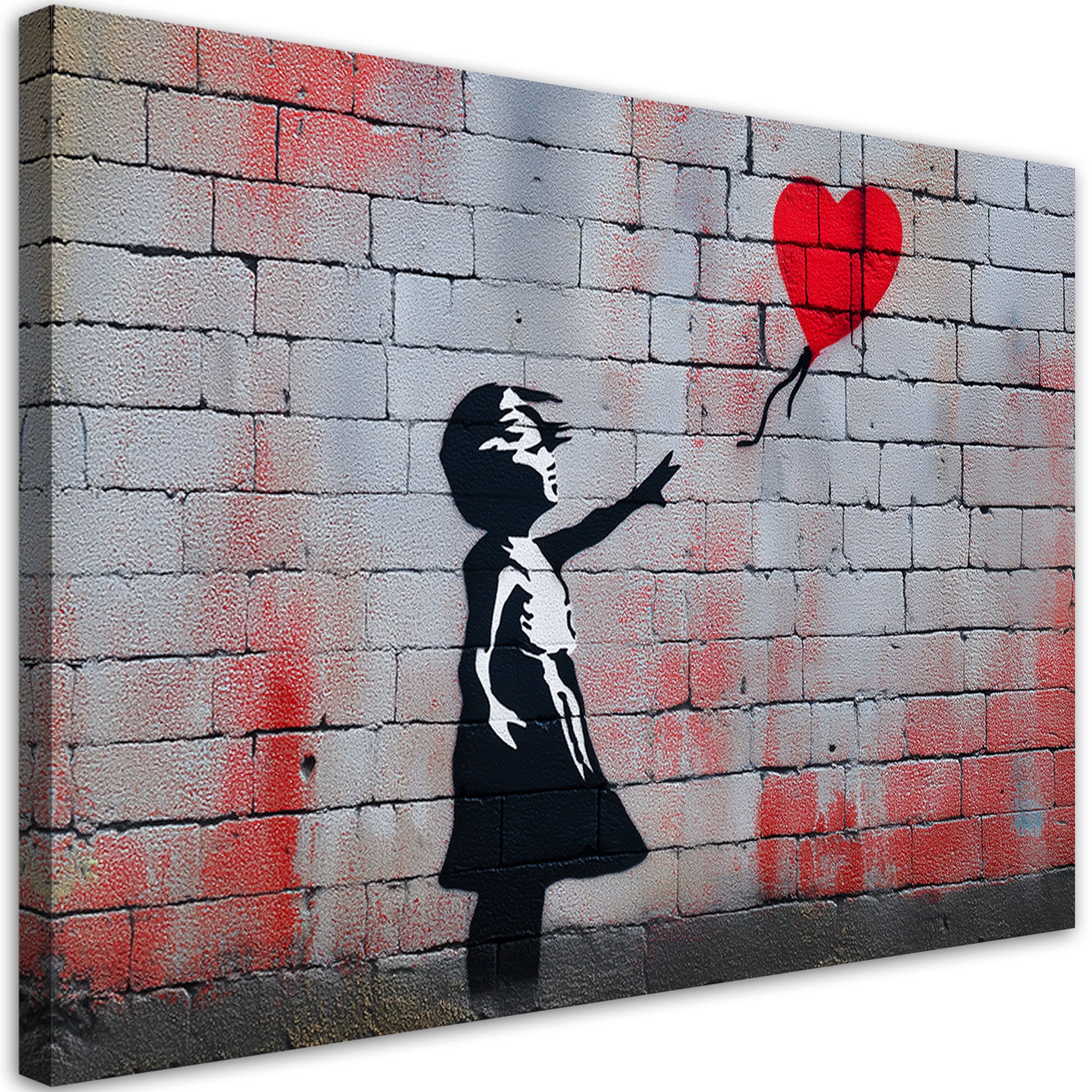 Obraz na płótnie, Dziewczynka z balonikiem Banksy 100x70