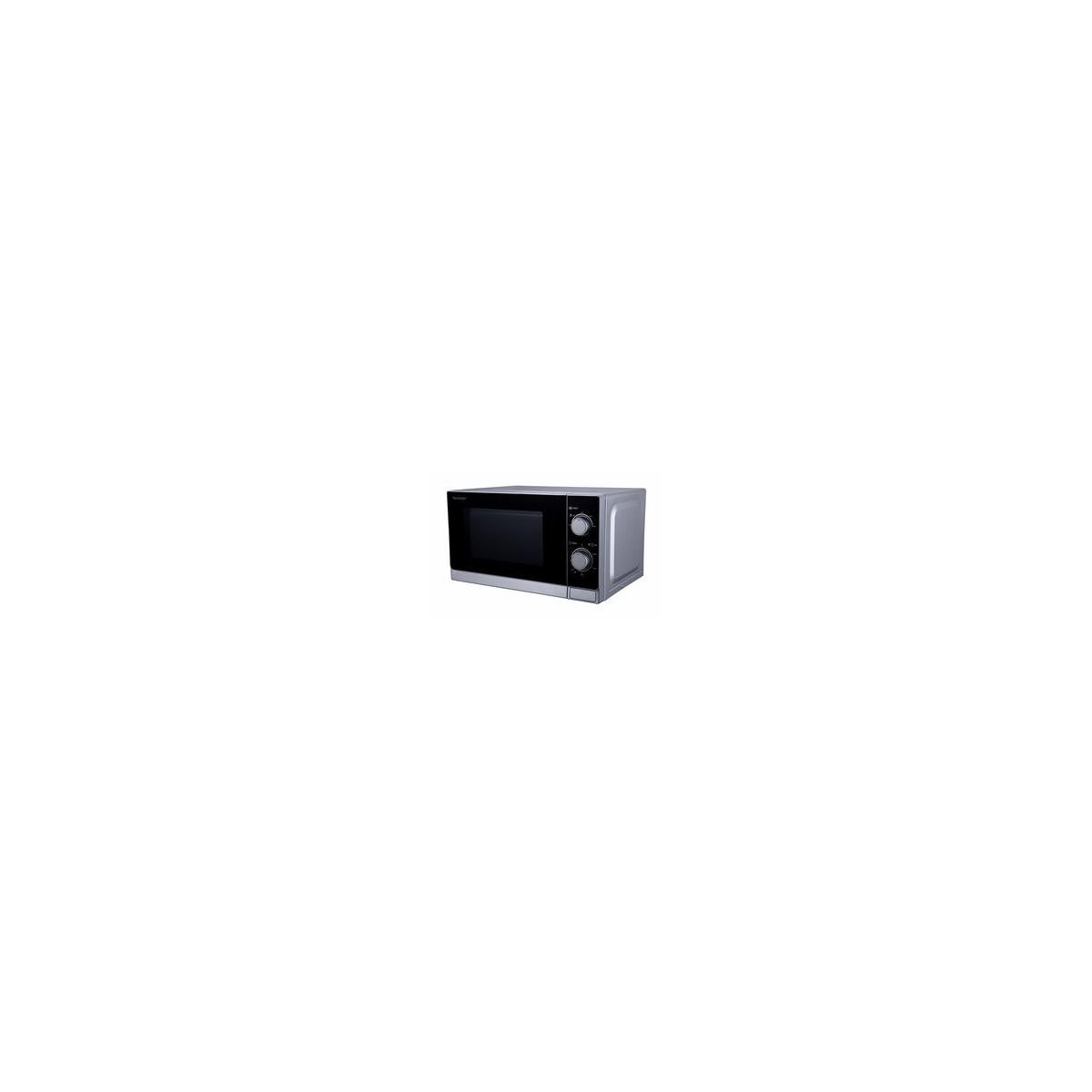 Leroy Merlin Horno Microondas De Superficie Plana Sharp Home Appliances R-200Inw, 20 L, 800 W, Color Plateado