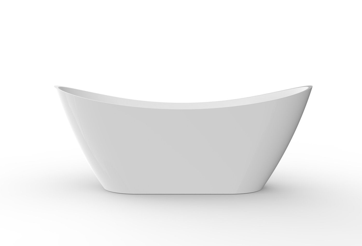 Baignoire autoportante Alegre - 170 x 78 x 58 cm - Bain blanc - 6