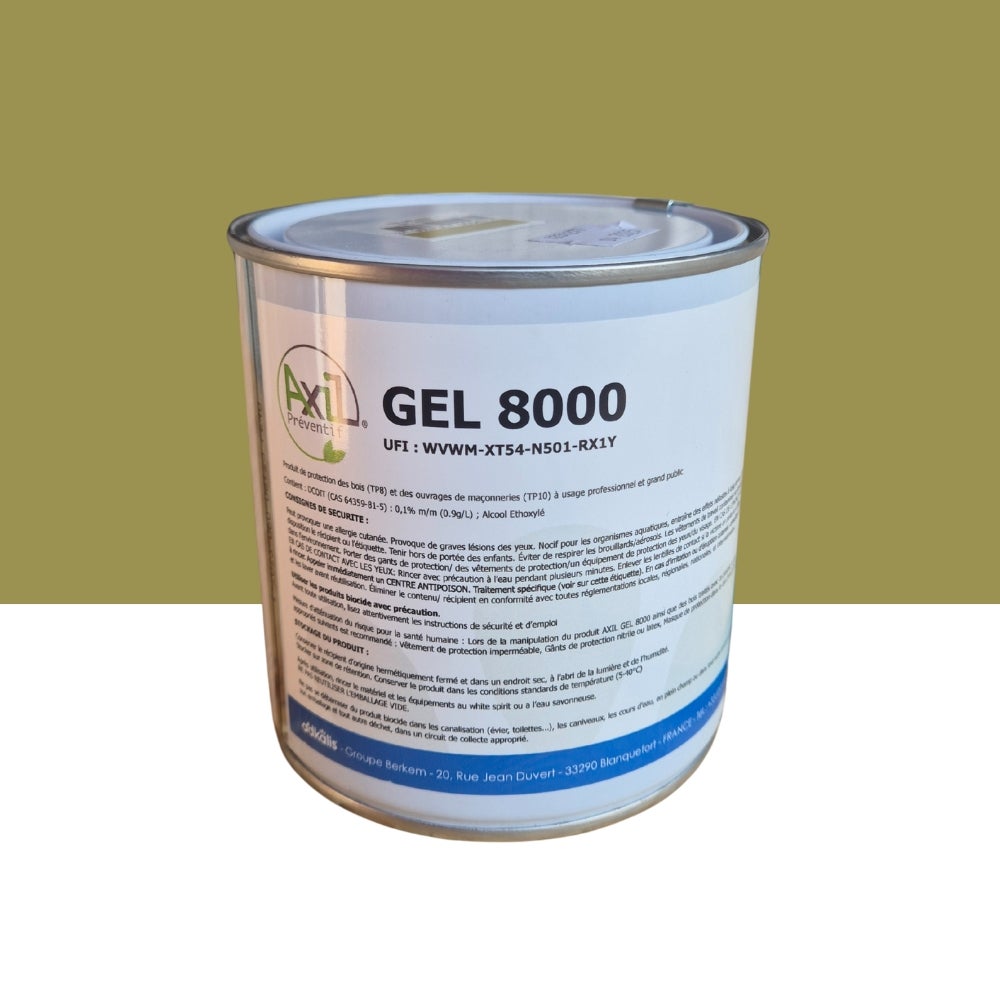 Traitement de coupe pour bois autoclave - AXIL GEL 8000 - VERT - 450 ML ...