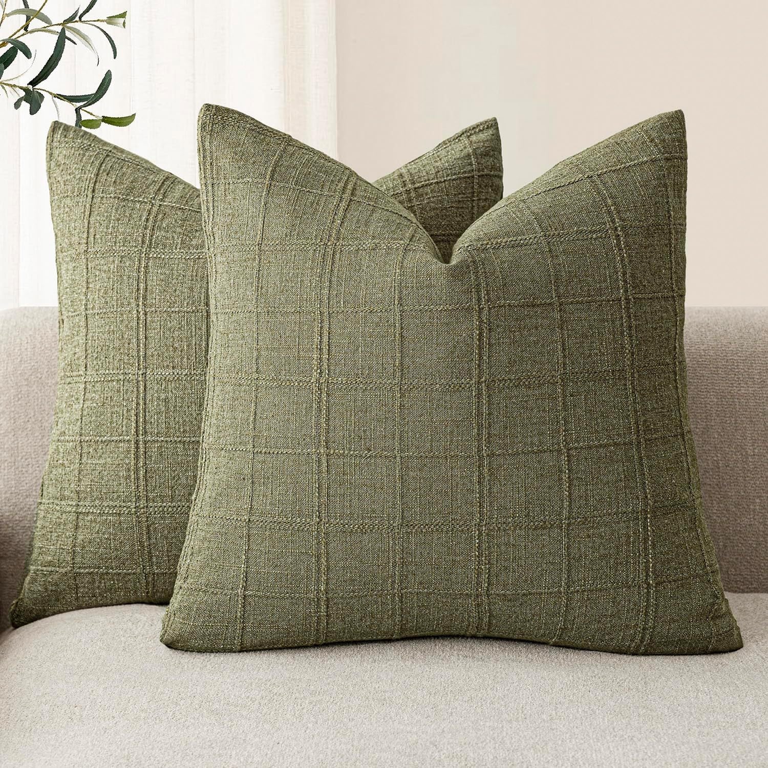 Set Di 2 Federe Decorative Boho In Stile Vintage 45x45 Cm - Cotone E Poliestere, Fatte A Mano, Con Cerniera - 4