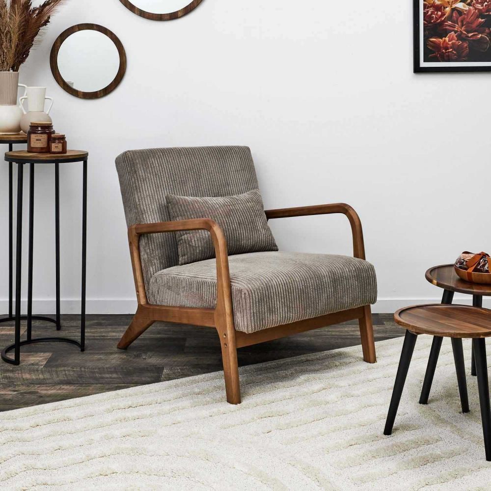 Fauteuil Côtelé Design 