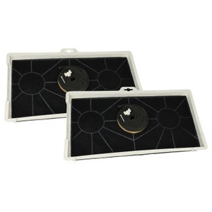 Filtro Al Carbone Attivo 245x278mm Per Cappa Aspirante - Compatibile Bosch 00299600 E Altri Marchi