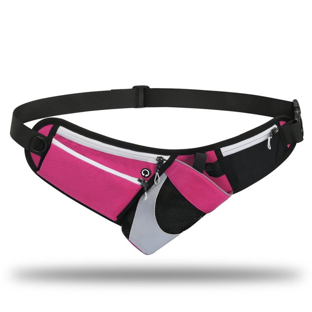Wodoodporna, odblaskowa torba na butelkę z wodą, regulowana talia, torba na ramię typu crossbody