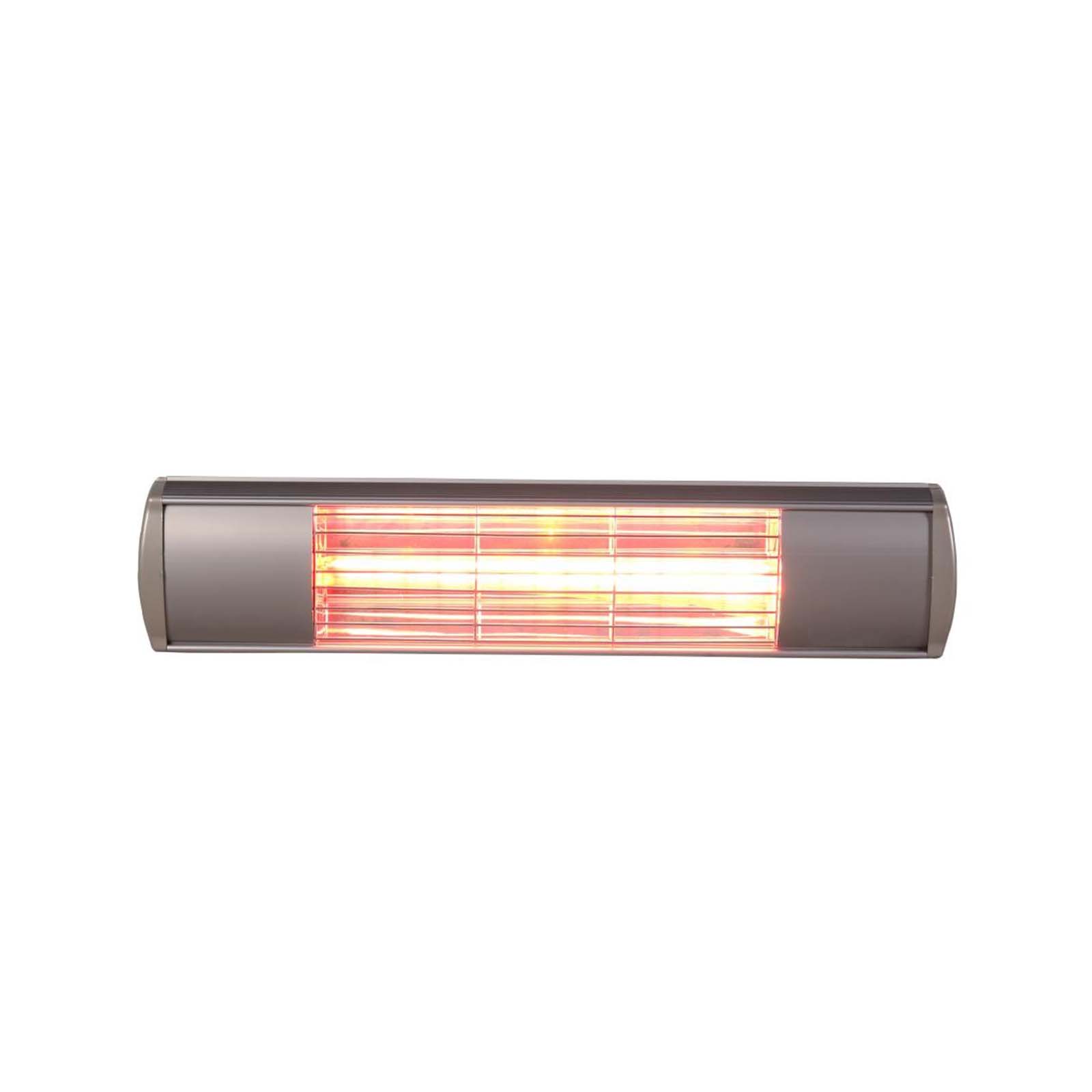 Calefactor eléctrico de pared kekai golden tube 71,5x16x11,5 cm infrarrojos halógeno 2000w para interior y exterior