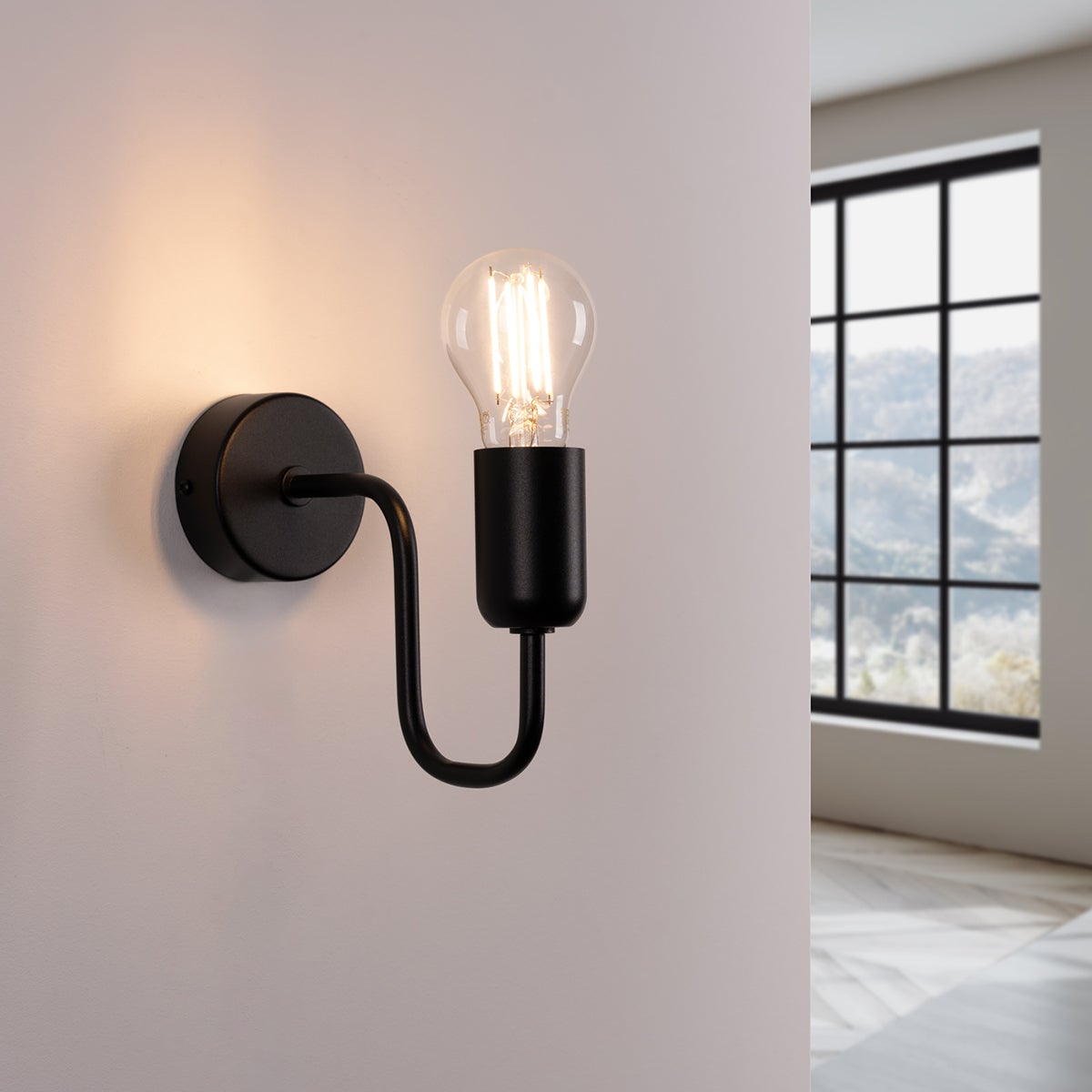 Kinkiet INFINIX czarny LED 3000K - 8.5x15.5x20cm Sollux