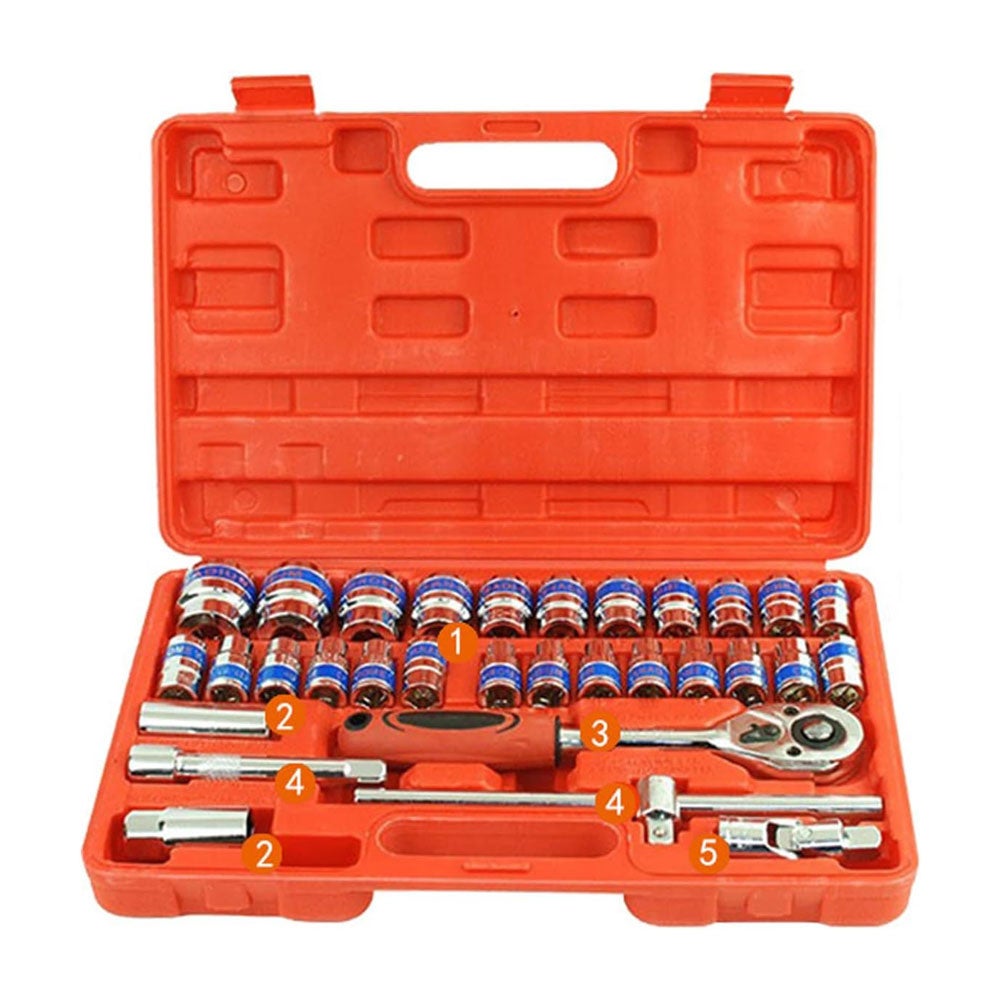Bewinner Clé à Cliquet Vélo 14 En 1 – Hexagones 3-6mm, Douilles 9-15mm, T25, PH2, Démonte-pneus, Lime – Compact 5,1″, Pour Route Et VTT