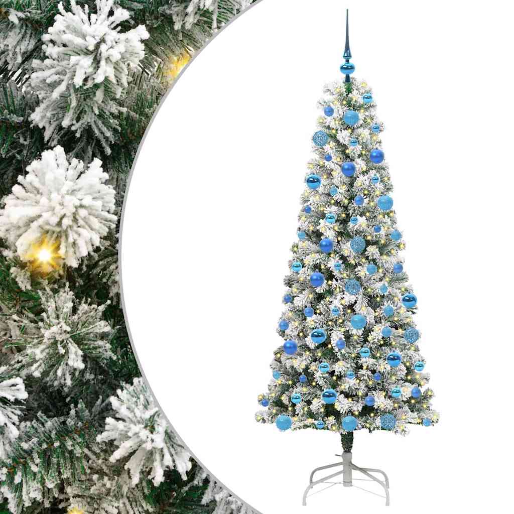 Sztuczna choinka z zawiasami Ze LED Lights 180 cm PVC