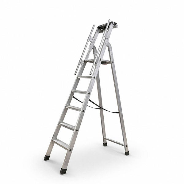 Escabeau grande hauteur 6 marches - Hauteur max. de travail 3.36m - Q60/6M