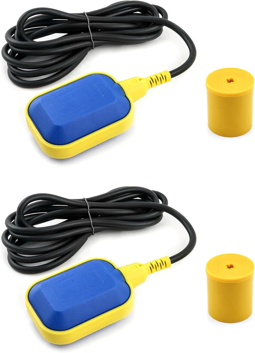 2-częściowy automatyczny pływakowy wyłącznik poziomu wody z kablem 3M