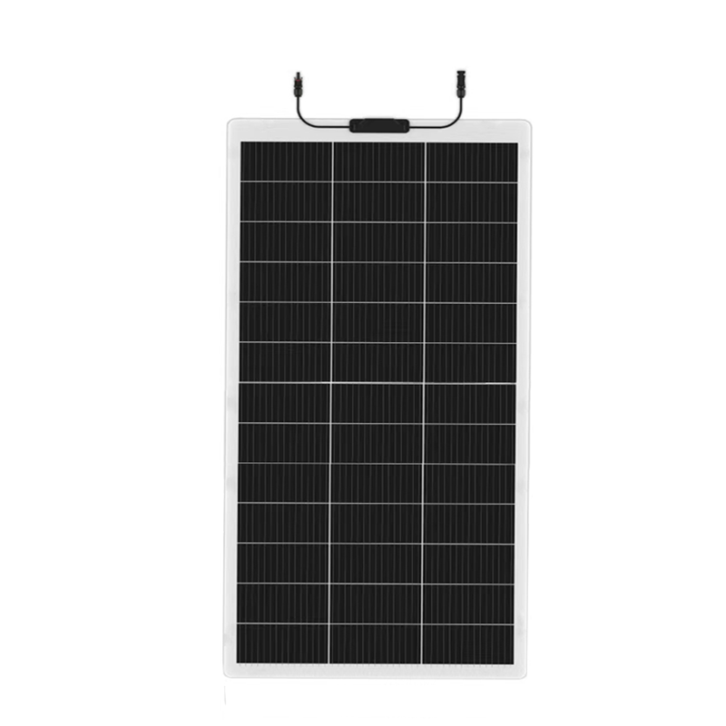 Pack de 5 panneaux solaires semi-flexibles 150W (1280x600x2 mm) pour camping-cars, piscines, abris, alimentant capteurs et caméras - 2