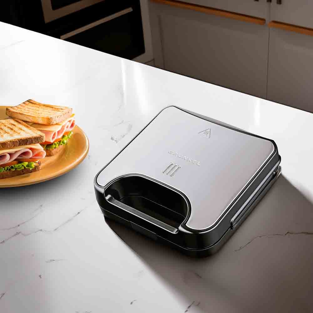Sandwichera Grill SAN-GRILLNG - 750W - Acero Inox - 6