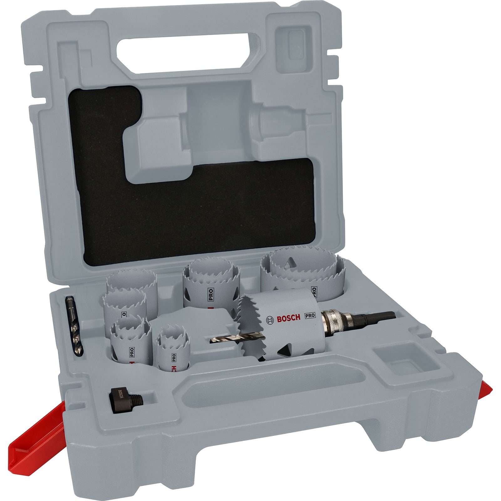 Zestaw otwornic Bosch PRO Multi Material Q-Lock z adapterem 15-cz. - 2608901549