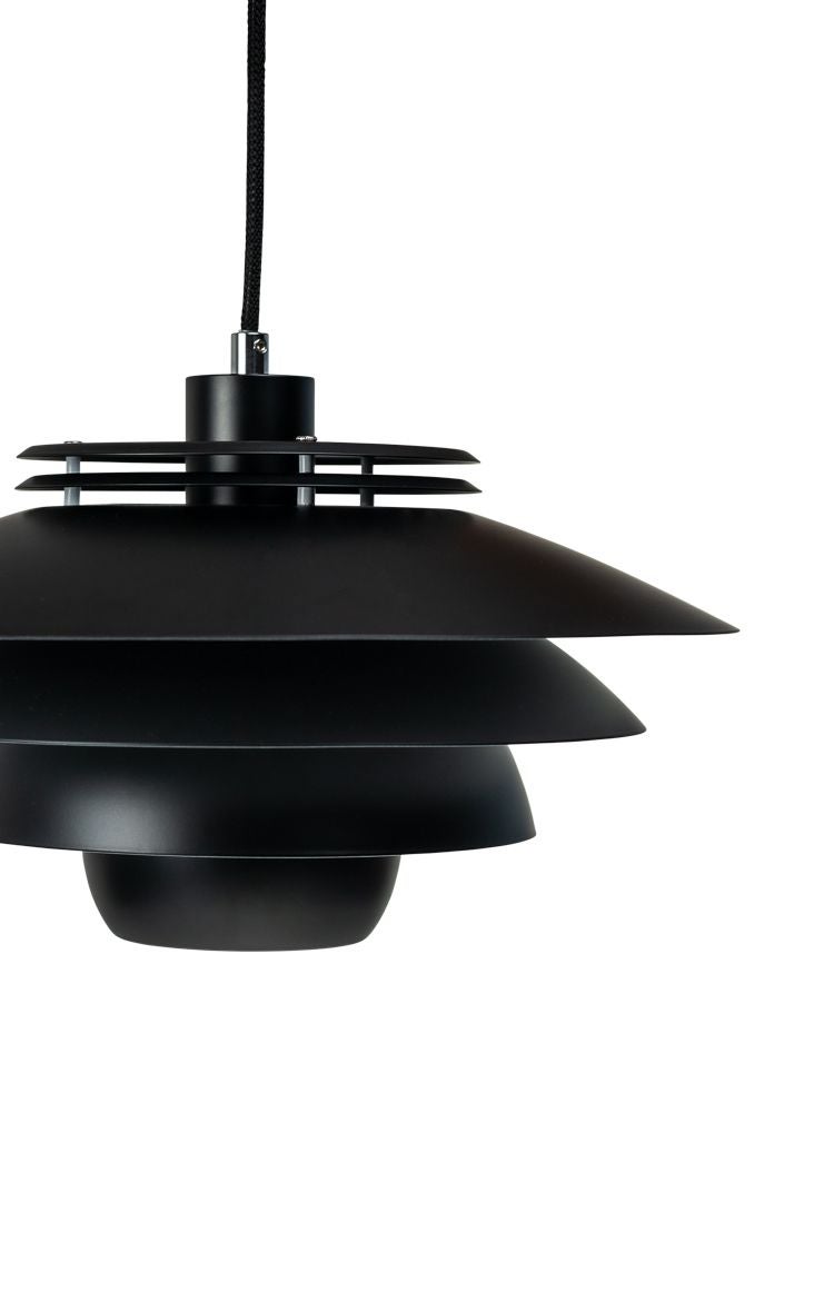 Suspension en métal noir mat, h 20 cm d 38 cm Ejka - DYBERG LARSEN - 5