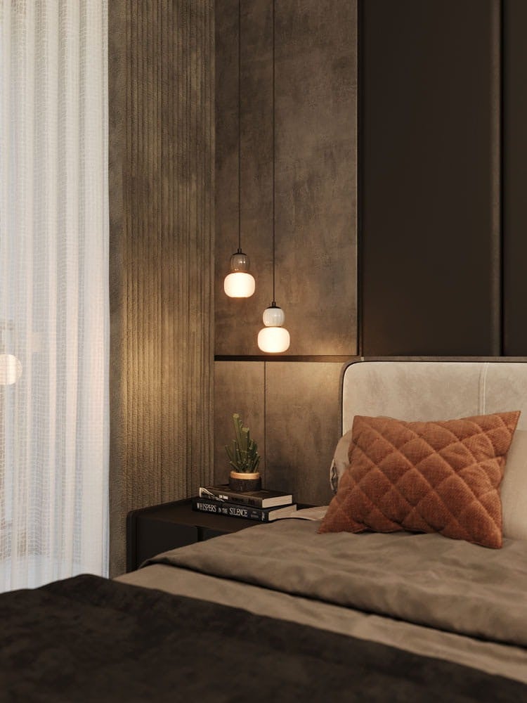 Lampa sufitowa ryflowana LED MODERN 5W ciepła 330lm szkło czarno-szara wym:149x12x12cm IP20 Maxlight - 2