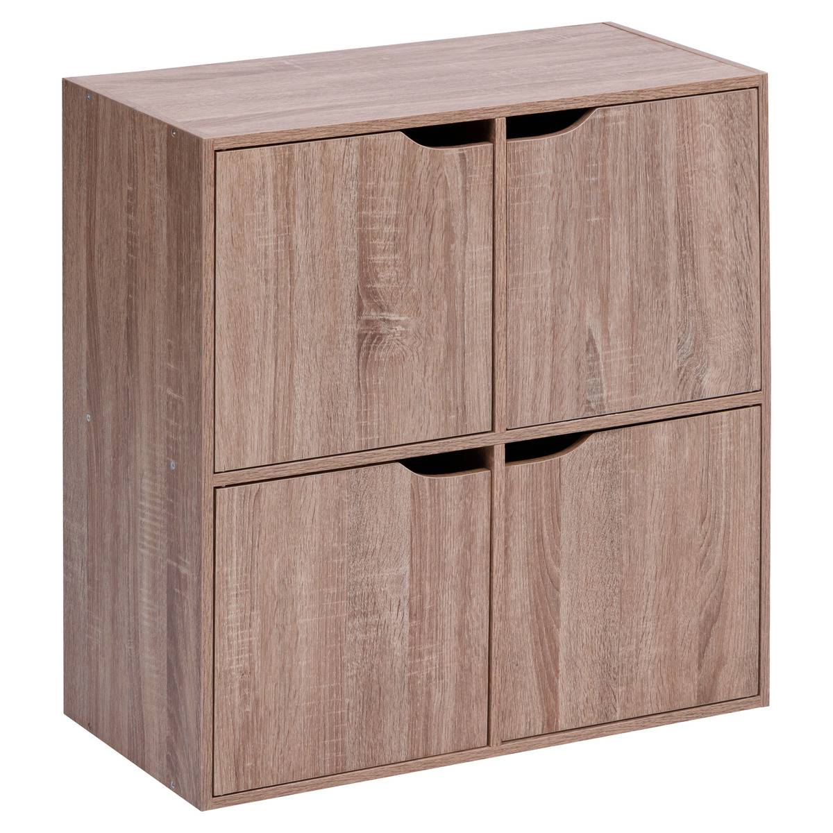 5Five Simply Smart Mix N Door Estantería De 4 Puertas De Madera 5Five Clara , Leroy Merlin