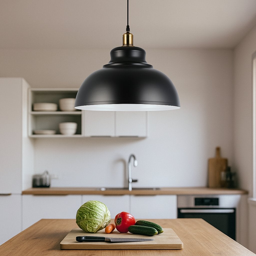 Lampa wisząca sufitowa Flara E27 135 cm IP20 czarna miedziana MasterLED - 4