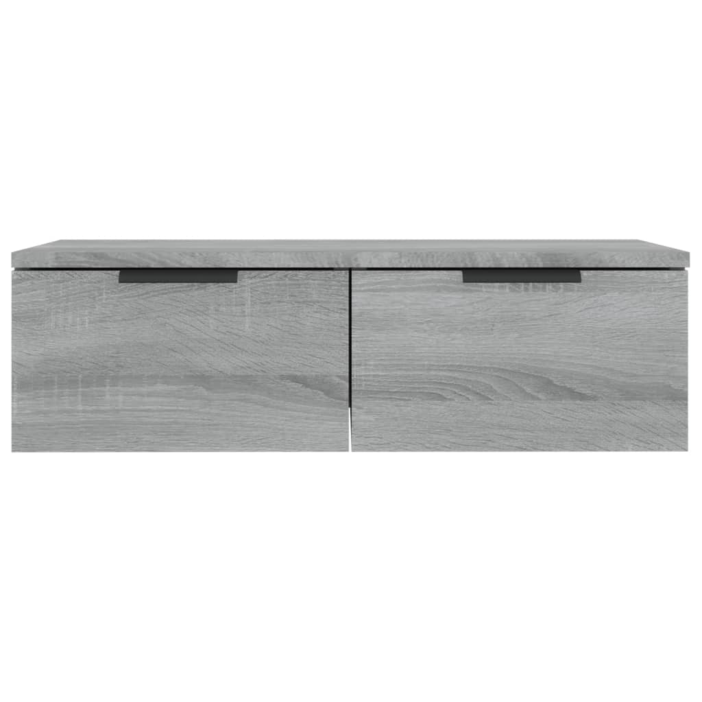 Armário de parede de madeira projetada cinza Sonoma 68x30x20 cm - COMFORTXL - 7