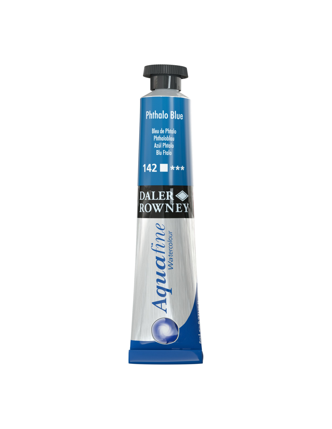 Aquafine Aquarellfarbe Phthalo Blue – 8 Ml Tube, Intensives Blau Für Künstler