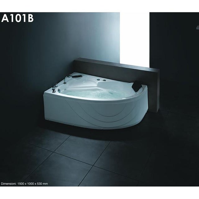 Baignoire balnéo Modèle A101B Mesure 150x100 cm New Technology Line Version gauche