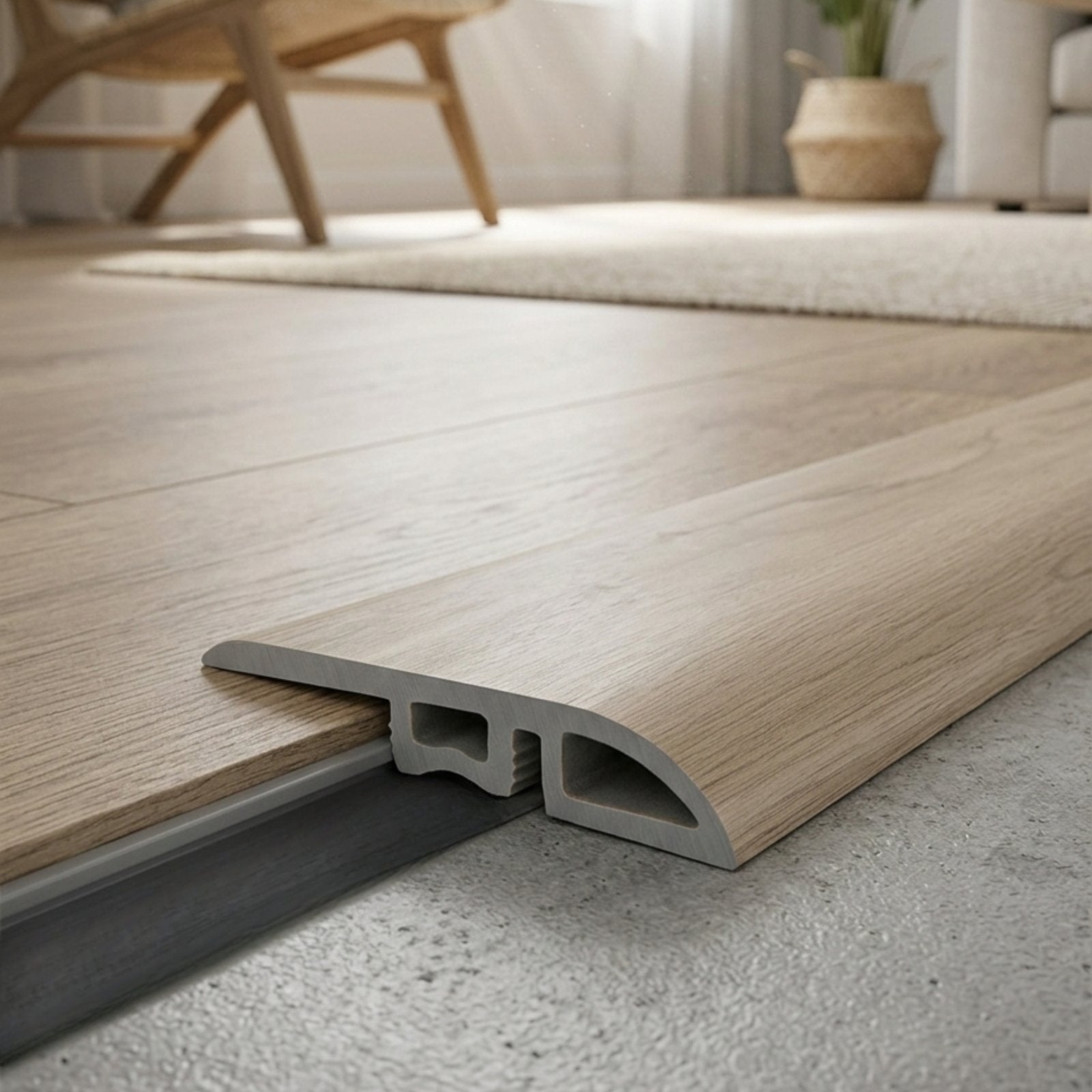 Perfil de umbral PVC Roble Duna 80 cm | Reductor | ISOVEX | Leroy Merlin
