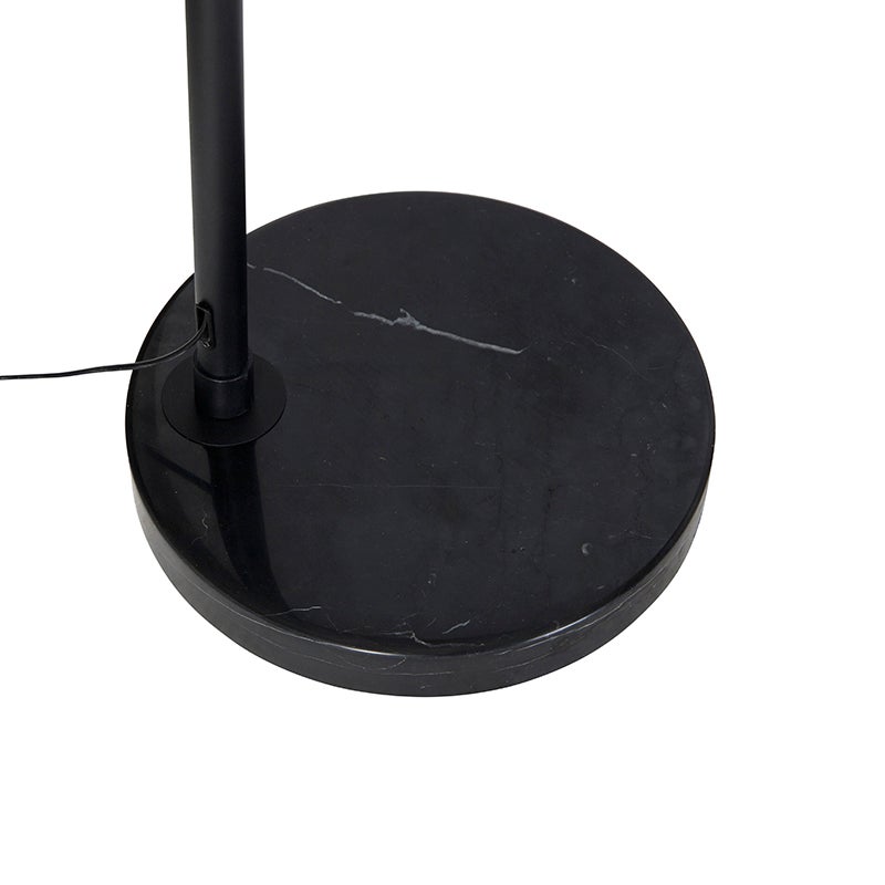 Lampadaire arc moderne noir avec abat-jour duo noir et or - XXL - 7
