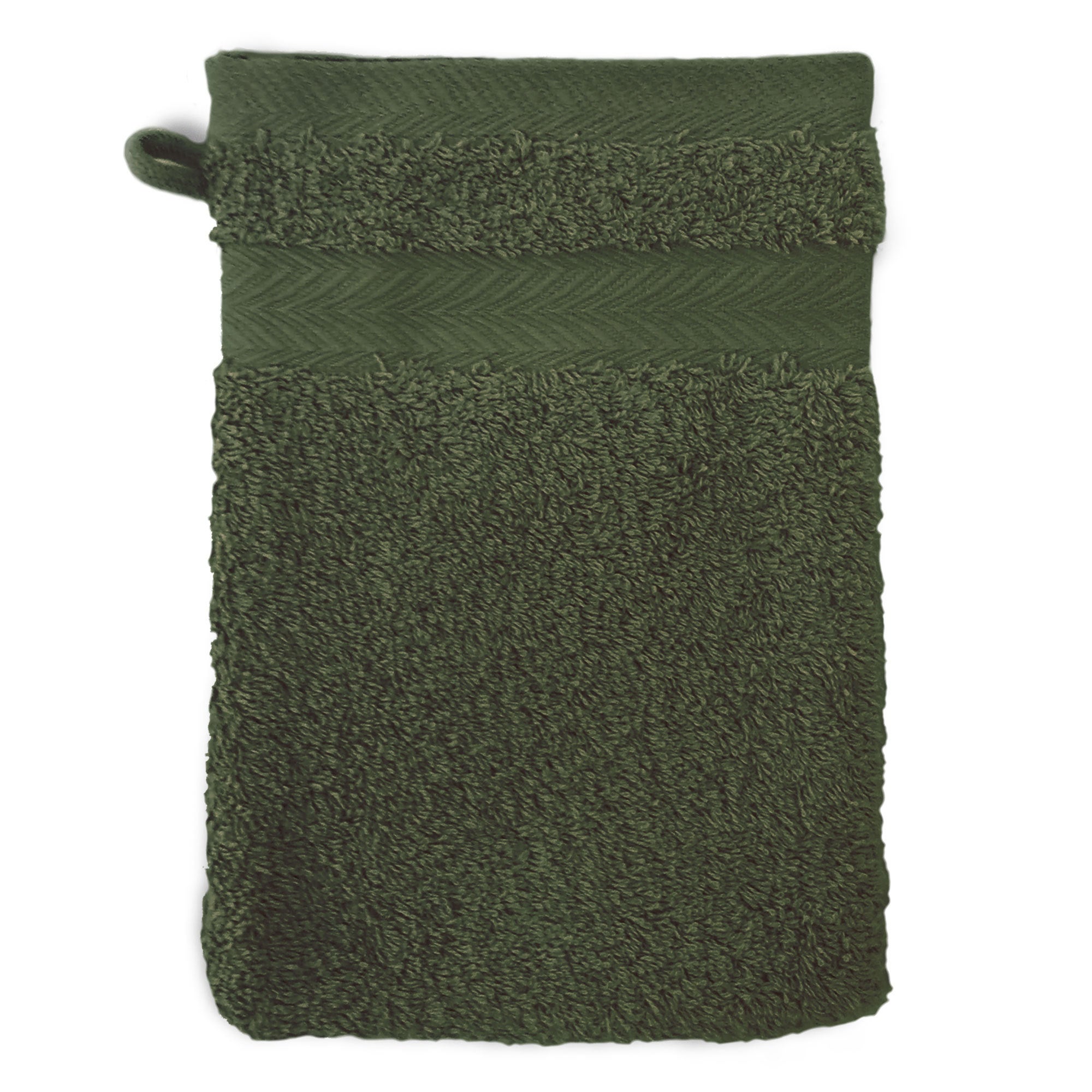 Parure de bain 7 pièces ROYAL CRESENT Vert Bouteille 650 g/m2 - 6