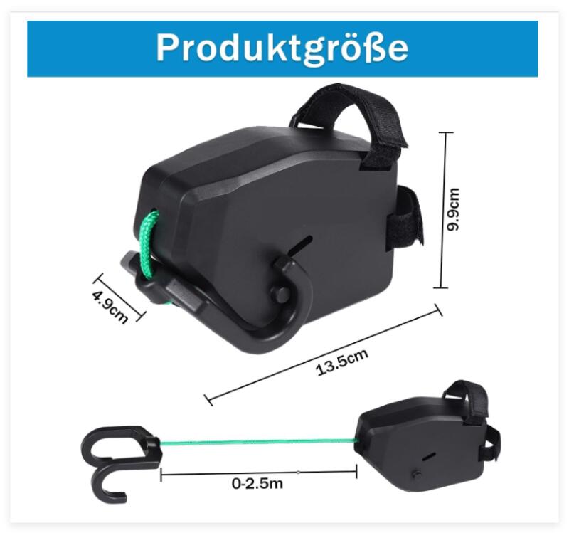 Corde de remorquage de vélo rétractable,Barre Traction Velo Enfant,Câble de Traction,Corde de Traction pour Enfants,Corde de Traction pour VTT - 2