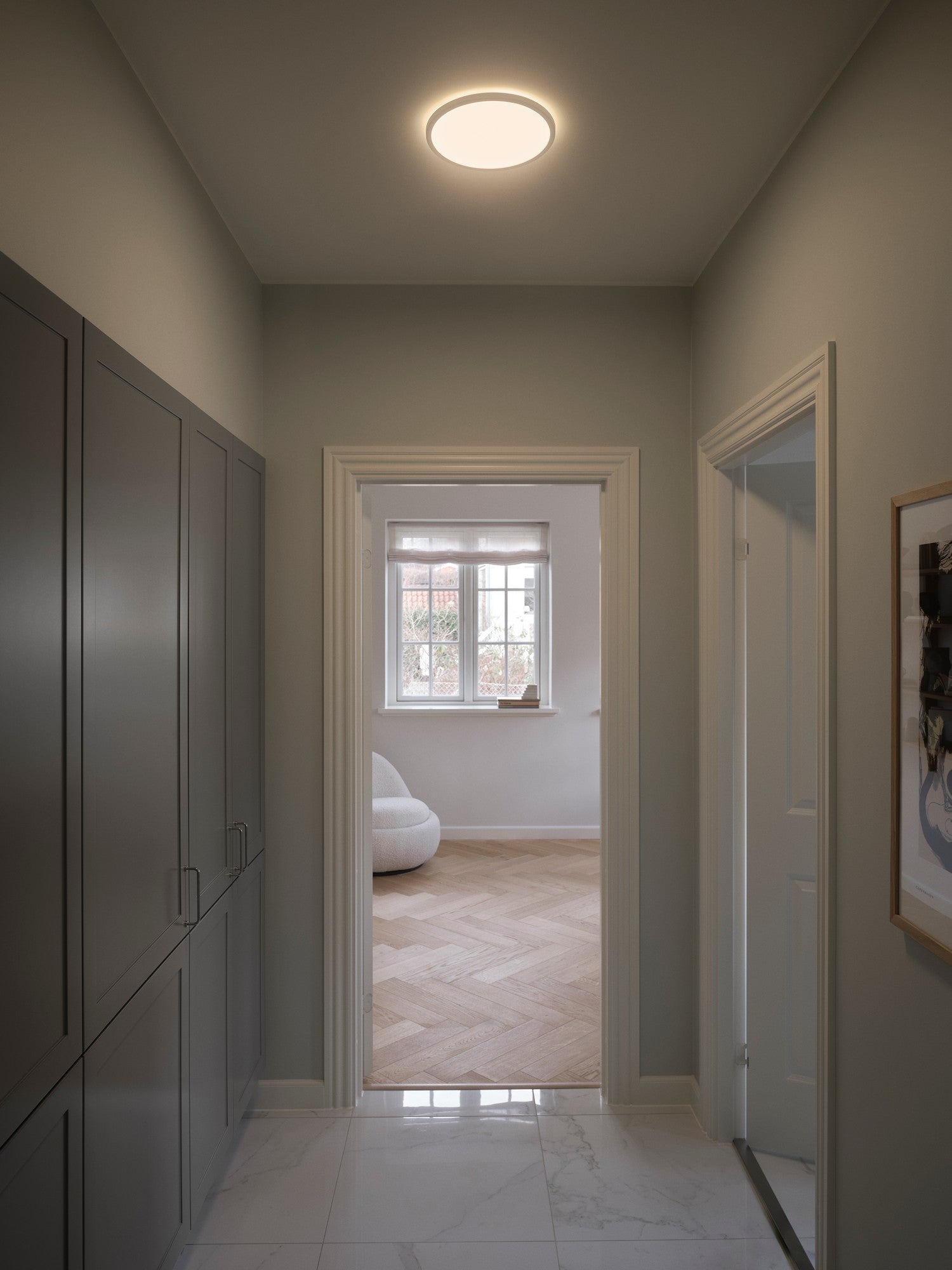 Plafonnier OJA 24 | 2700K Matière plastique Blanc, H.2.3 - IP20 - LED Module /Nordlux Intérieur - 2
