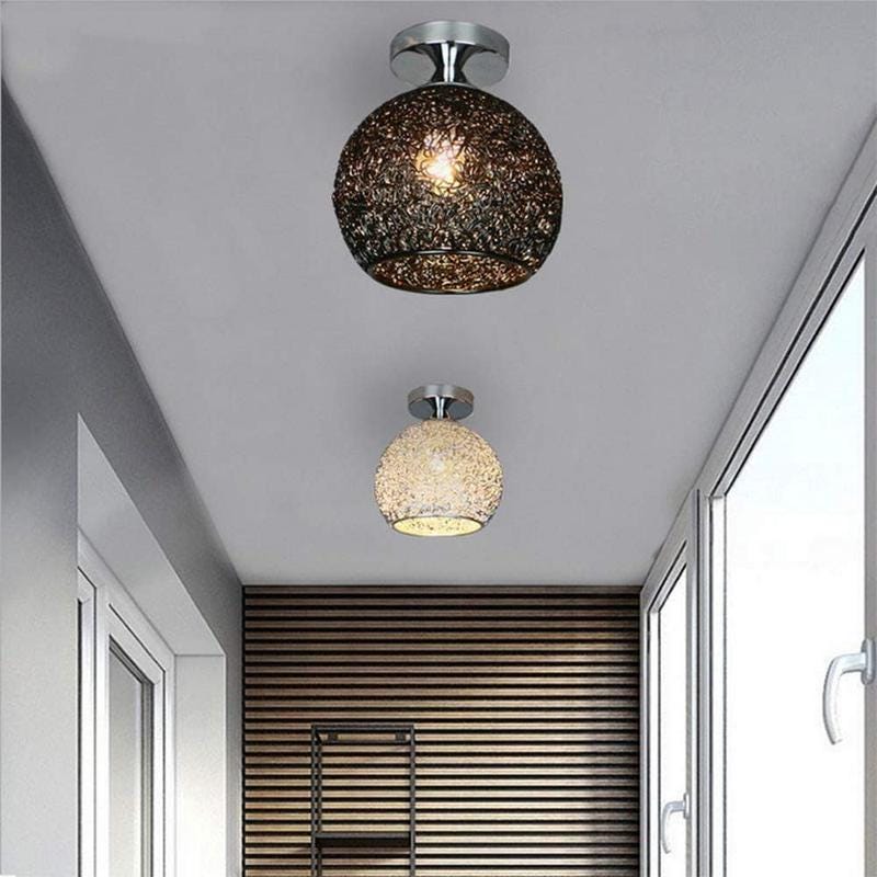 Not Inclusive Modern black aluminum ceiling pendant light, light fixture for bedroom ...