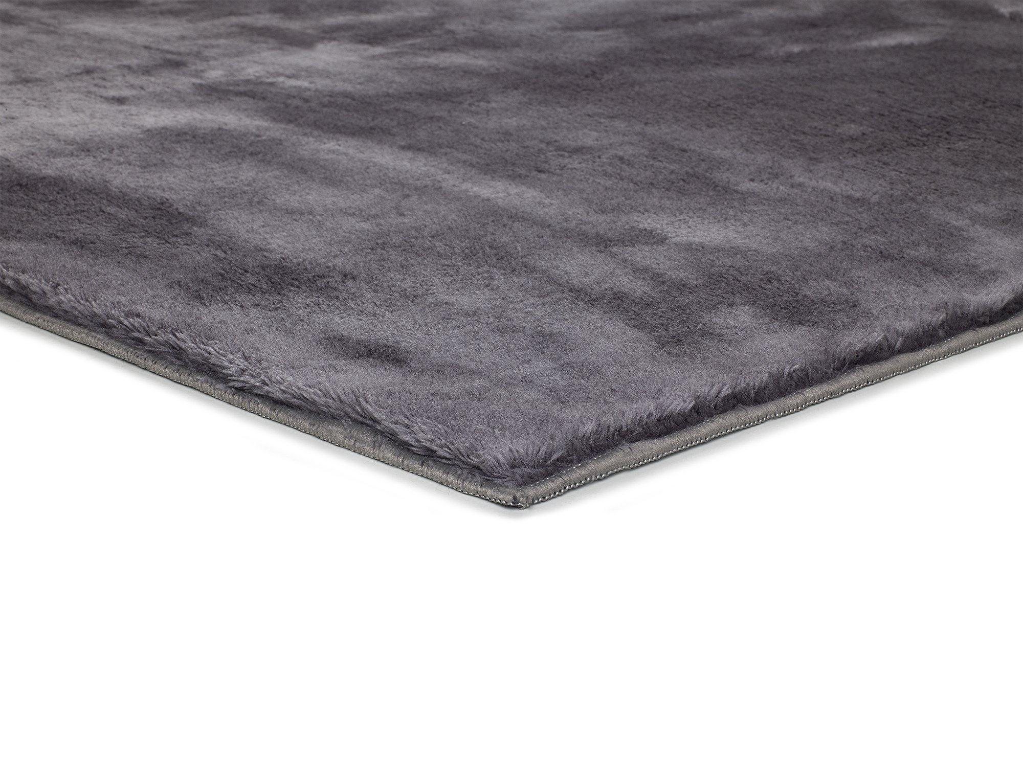 Tapis lavable antidérapant anthracite rectangulaire l.60 x L.120 cm LOFT uni - ATTICGO - 6