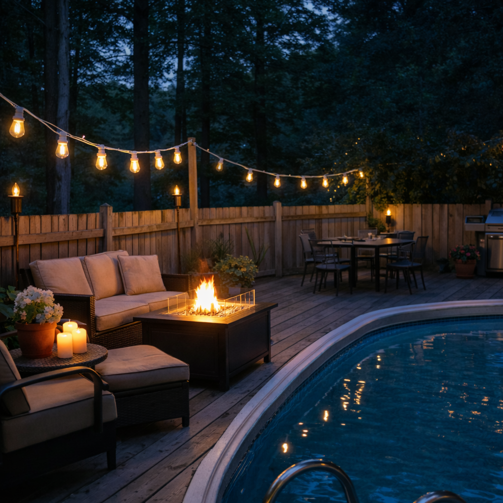 Ly sweden premium guirnalda de luces blanca para exterior – cable plano – 10 metros con 10 bombillas