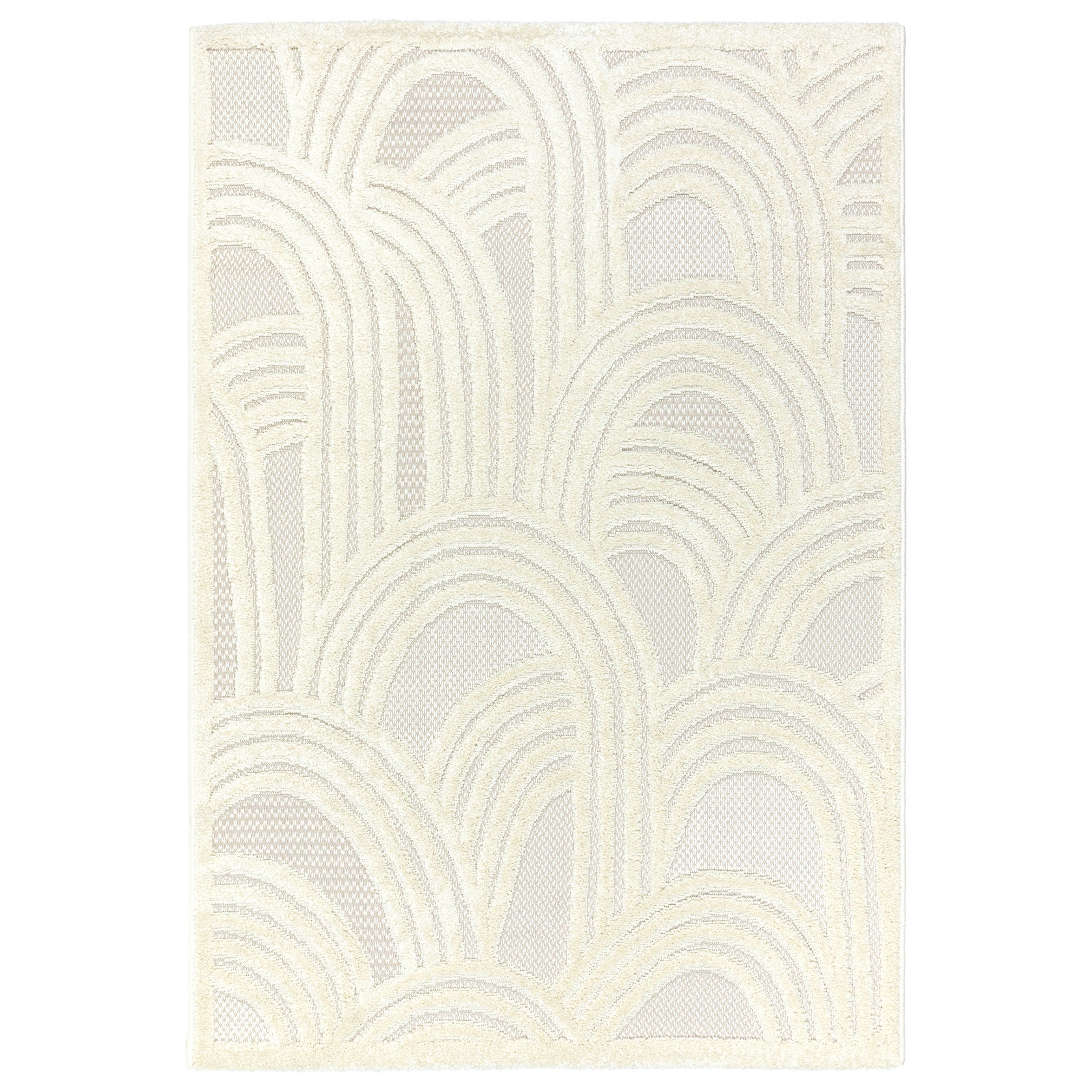 Dywan Boho Cora 120x170 cm abstrakcja kremowy