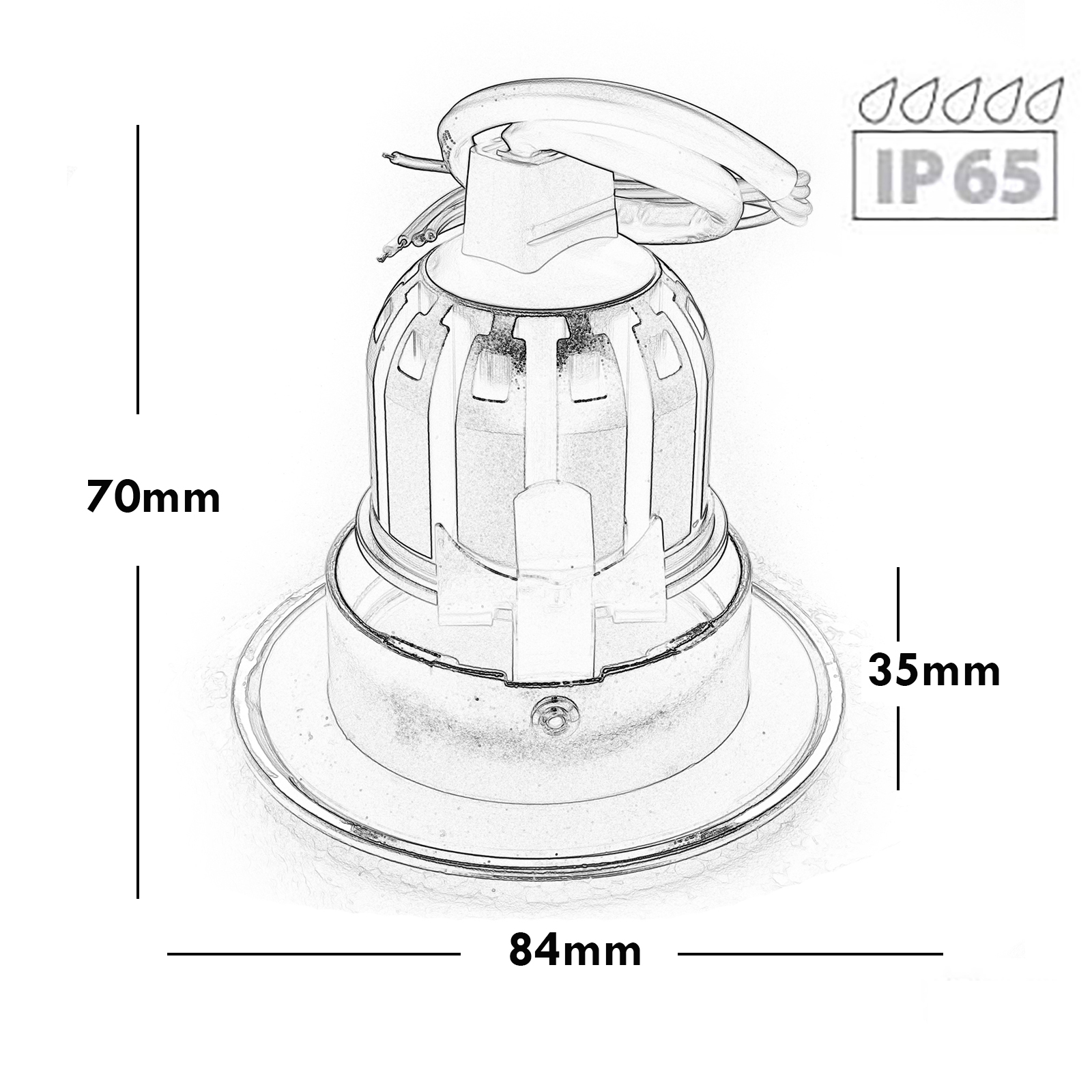 KIT SMART boîte de douche chromothérapie RGB spot encastré IP65 24V LED 12W WiFi Alexa Google bloc d'alimentation RGBW 4000K BLANC KIT 2pcs - 5