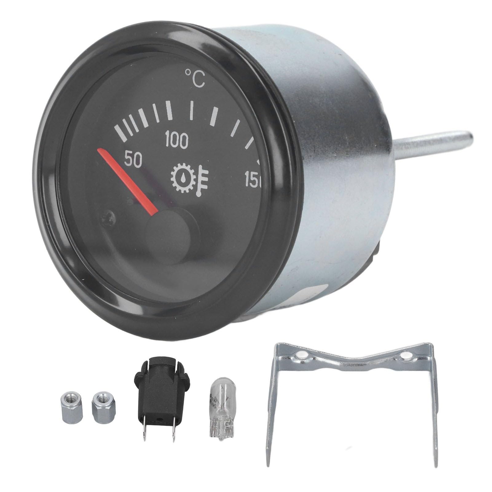 Jauge Température Huile 52mm LED 50-150°C - Indicateur Voiture 2 Pouces