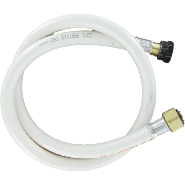 COMAP Flexible de gaz butane/propane caoutchouc - Tuyau de 2,00m - Validité 10 ans - Raccordement à visser - S651086
