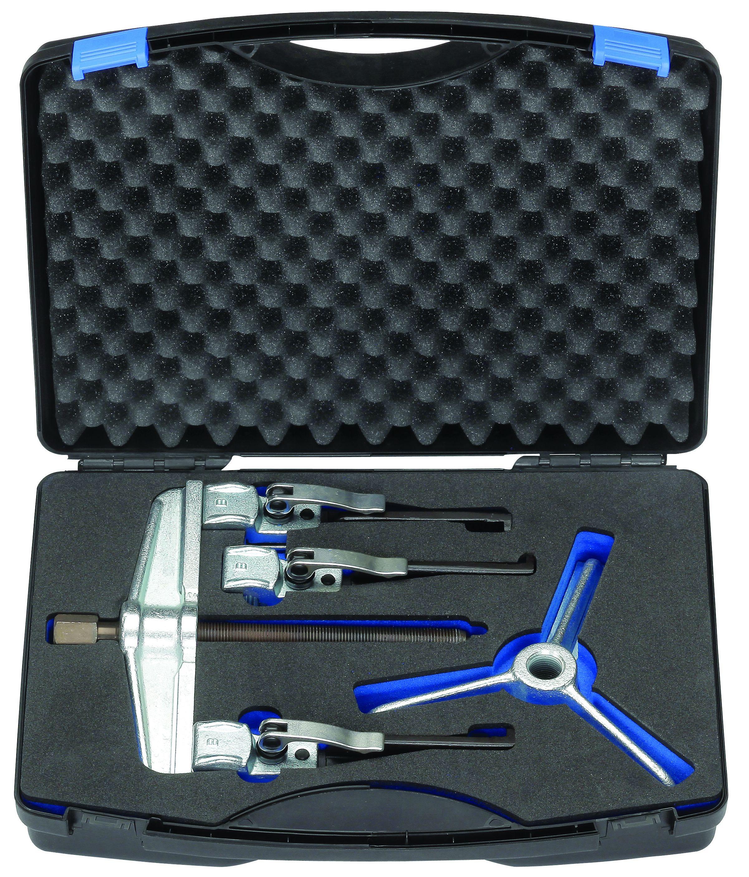 SATA ST09704SJ Set 5 Estrattori Per Viti Rotelle, Filettatura Sottile, 2-7 Mm, Custodia Plastica