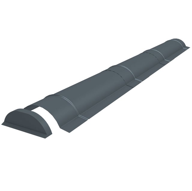 2 FAITIERES 1/2 RONDE GRIS 2,10M