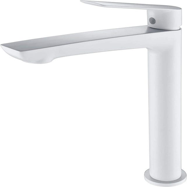 Rubinetto Miscelatore Monocomando Per Lavabo Bagno In Ottone - Stile Vintage, Antico O Nero, Alto O Basso, Caldo E Freddo, Con Tubi Flessibili