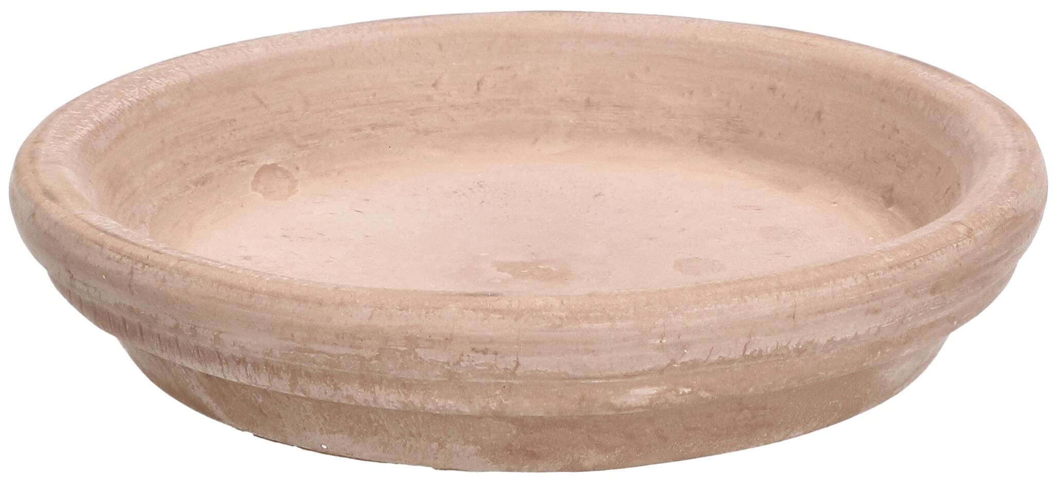 Doniczka gliniana ogrodowa ⌀ 31cm donica mokka ceramiczna na kwiaty rośliny - KOTARBAU - 4