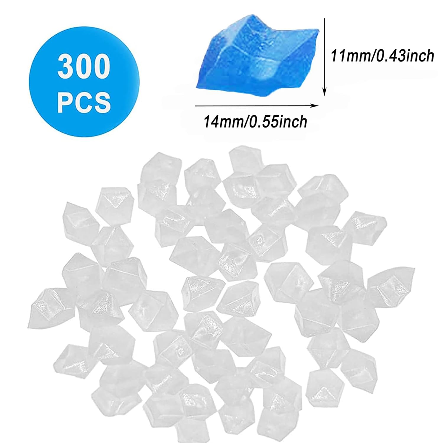 300 Galets Fluorescents Vert - Pierres Lumineuses Pour Jardin/Nuit
