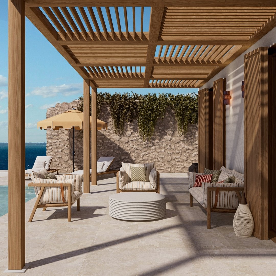 Pietra Portofino Beige Outdoor - Piastrelle 60x120 cm R11 9 mm - MPL 5001 60x120 MATT R11 9 mm - 3