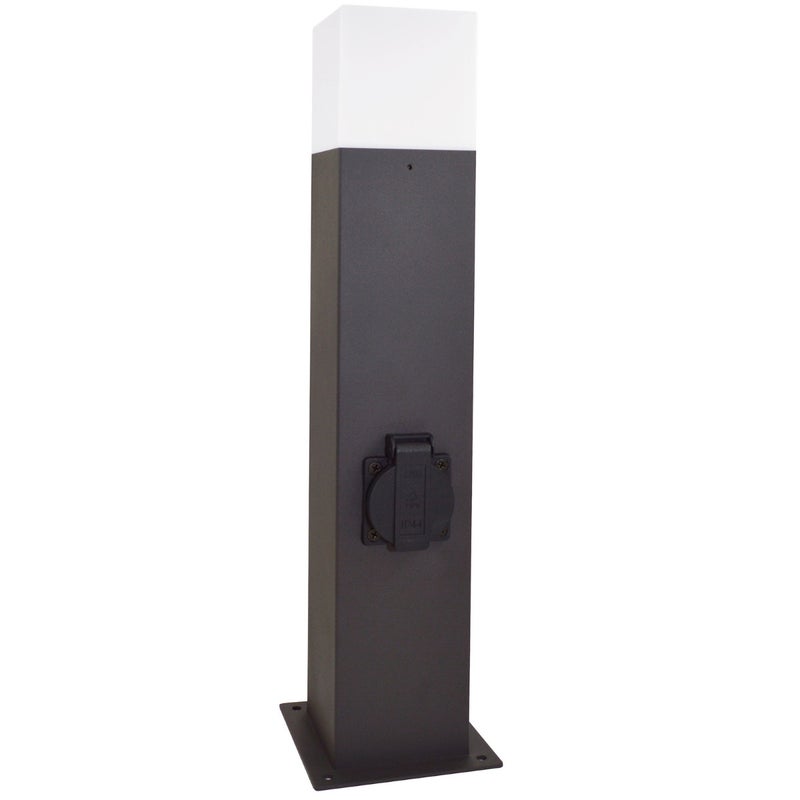 Lampa zewnętrzna z gniazdem zasilającym PL | IP44 NEW YORK 307323 Polux