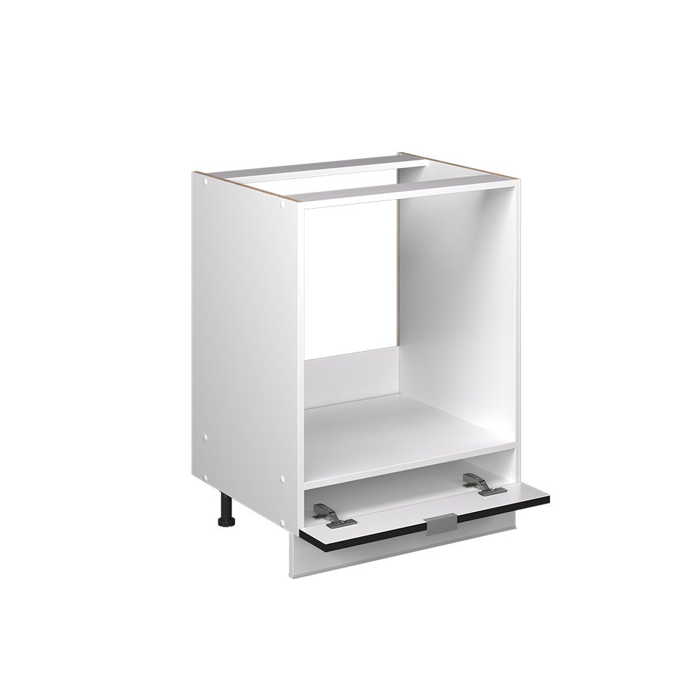 Vicco Meuble pour four Fame-Line, Noir rayé, 60cm sans PT - 4