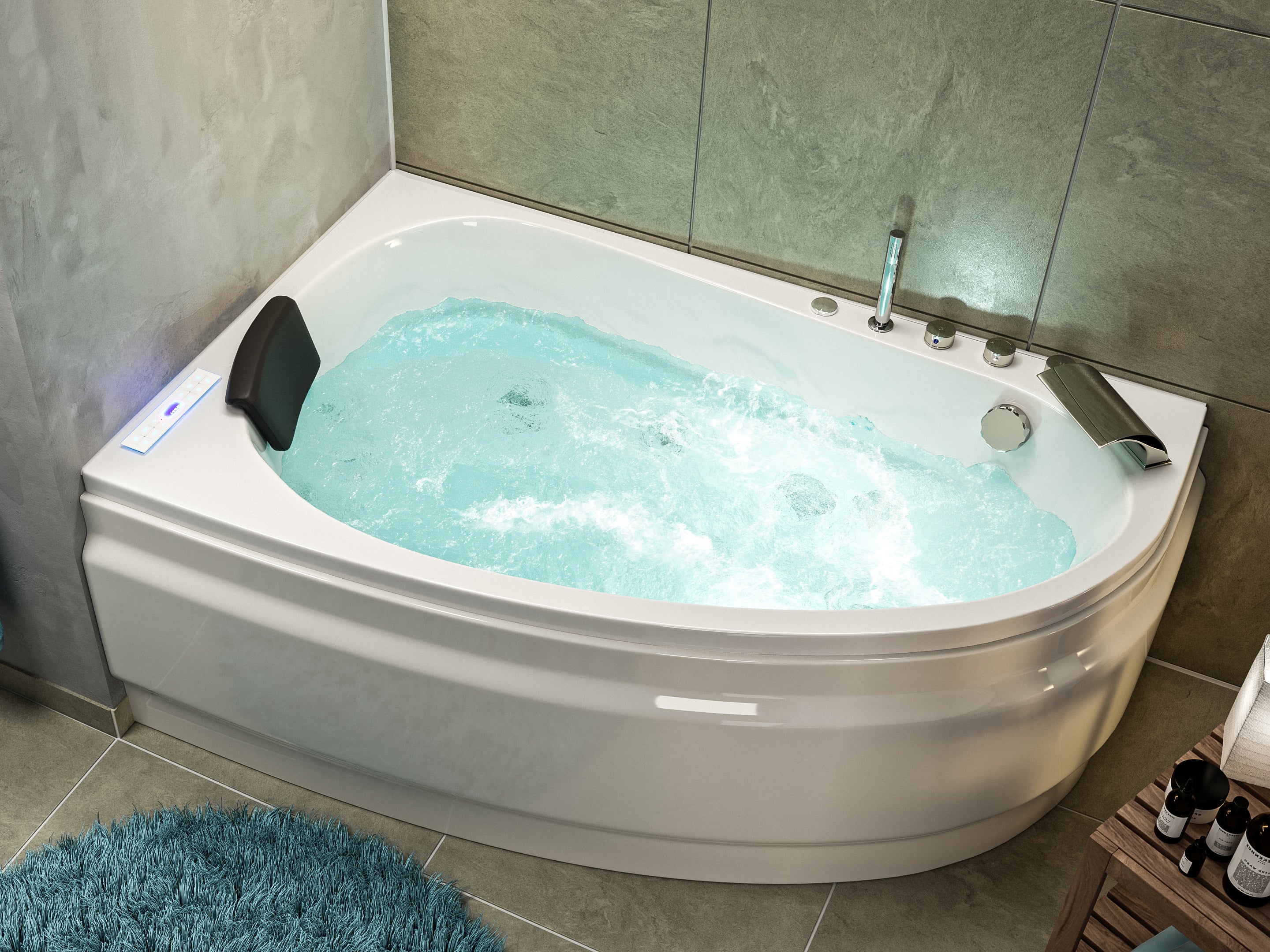 Baignoire Balnéo Startdust 150x95 à gauche Made in Germany 22 buses — free download