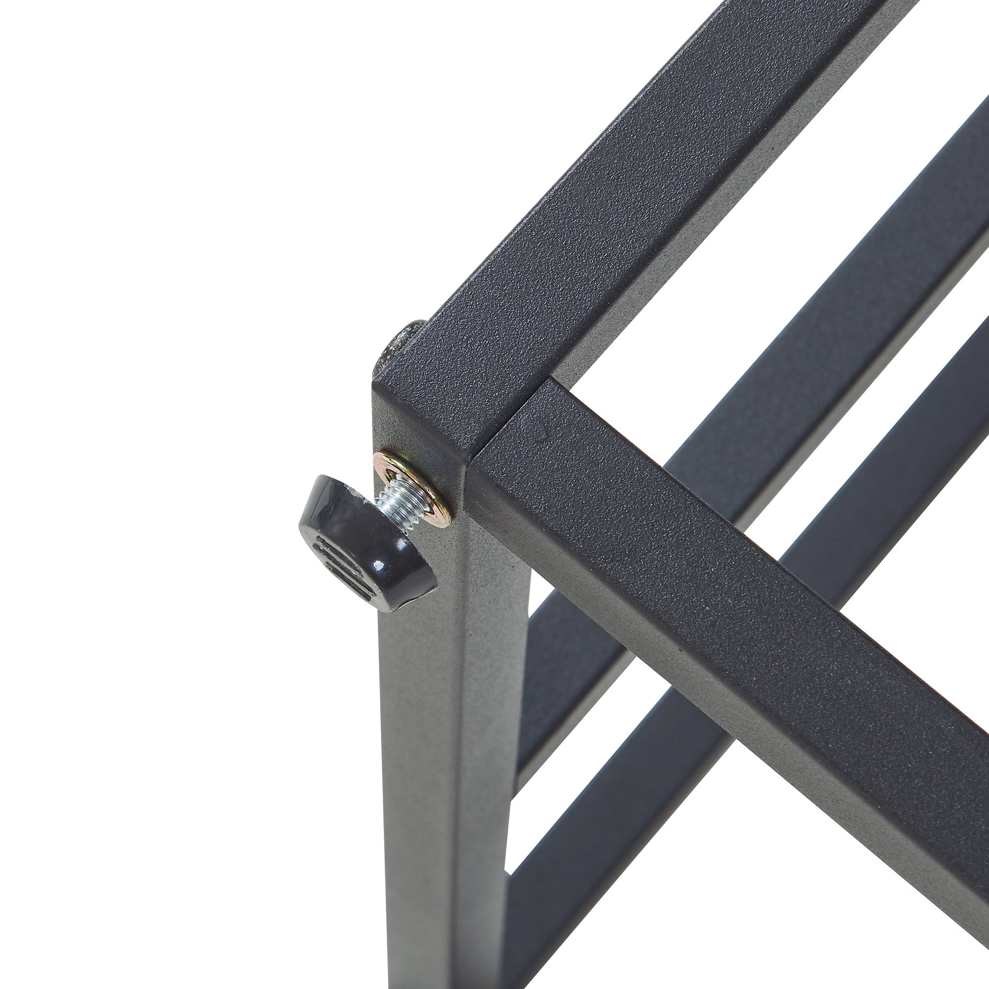 Étagère à plantes Ameland 4 niveaux noir effet bois [en.casa] - 10