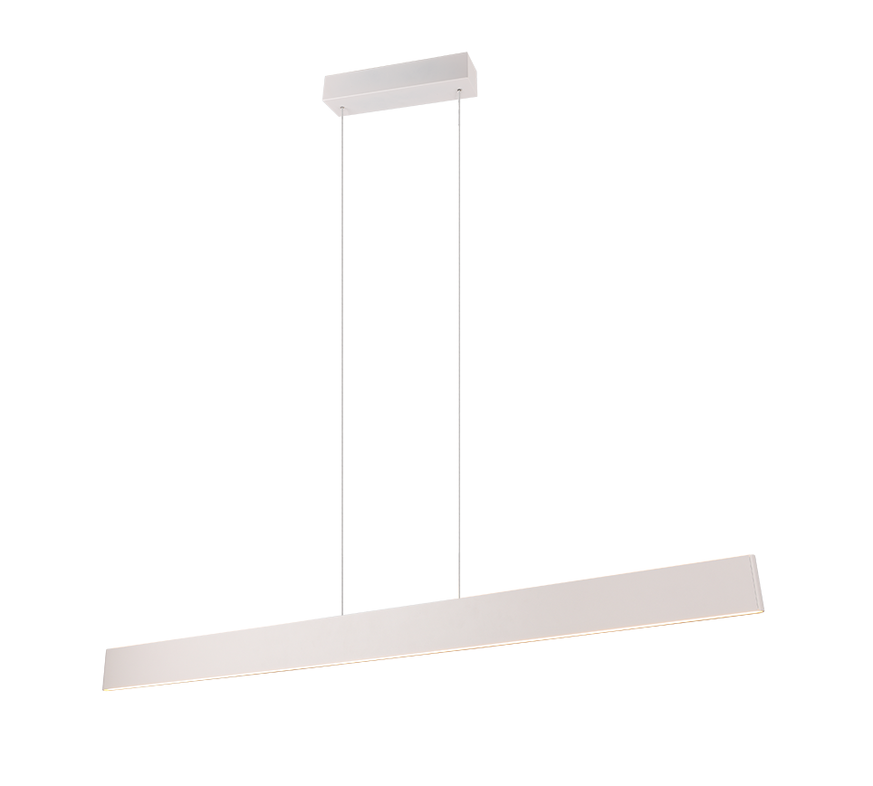 Lampa wisząca Galway szara LED 35W 2700K-6000K 4200lm nad stół wym: 150 x 150 x 8 cm metal Trio