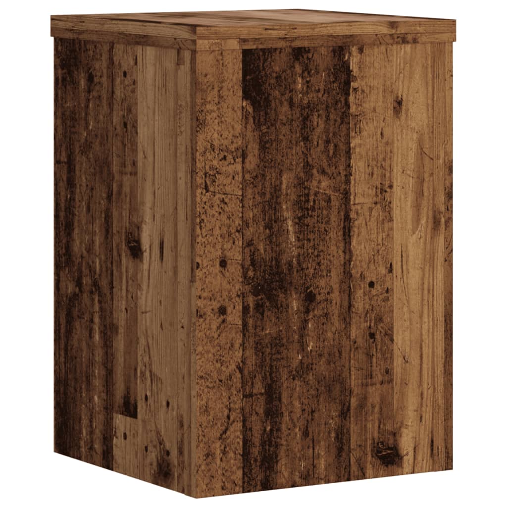Support de plantes, 2 pièces, bois ancien, 20 x 20 x 30 cm - 3