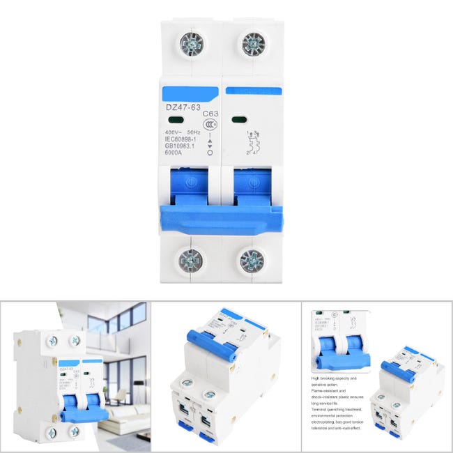 TONYSA Interruttore di protezione dalle perdite 400V 80/100/125A DZ47-125 Interruttore TONYSA Interruttore di protezione dalle perdite 400V 80/100/125A DZ47-125 Interruttore
